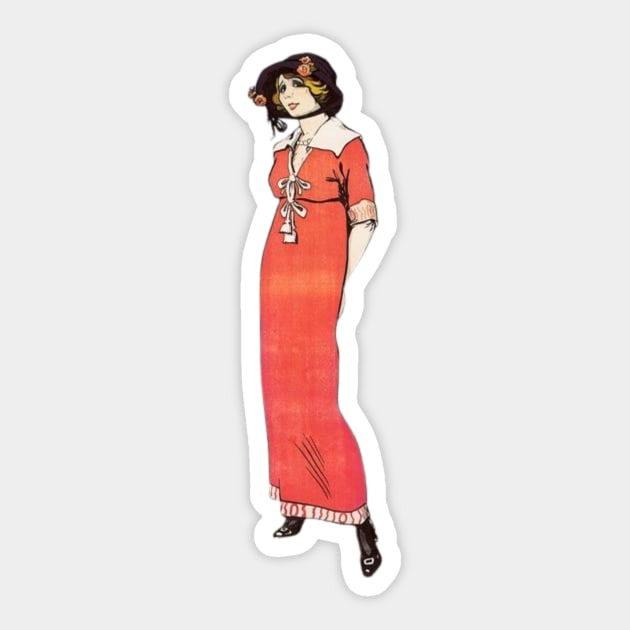 1900s woman Sticker by Donkeh23